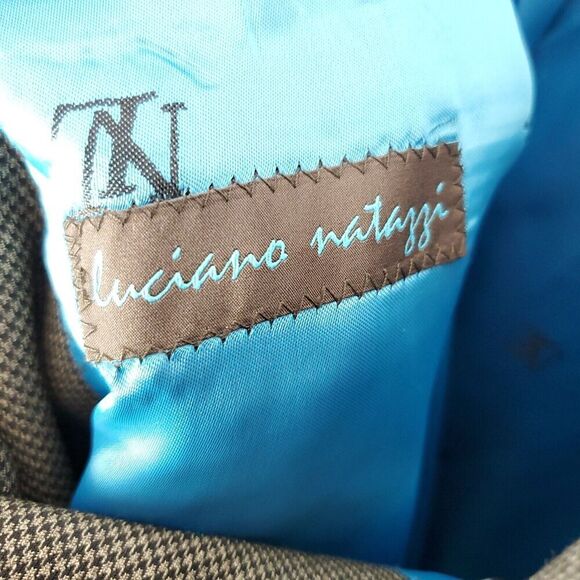 Luciano Natazzi Suit Mens 42R Blazer 36R Pants Modern Fit Drop 6 Professional - Picture 4 of 12